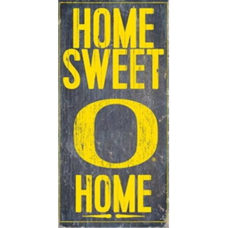 FAN CREATIONS Oregon Ducks Wood Sign - Home Sweet Home 6"x12" 7846004819